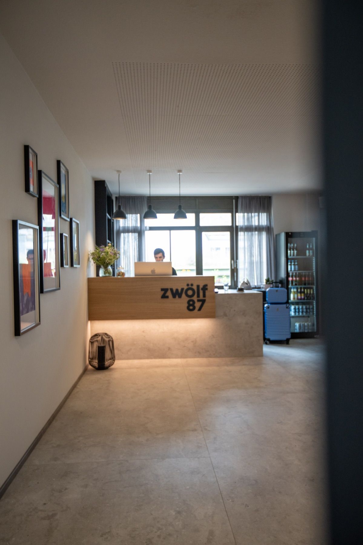 Lobby des Hotels traumwerk